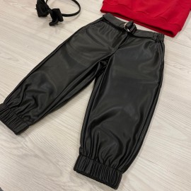 Pantalone nero Y-Clù YB16441