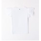 T-shirt Bianco-Rosa Sarabanda 8510