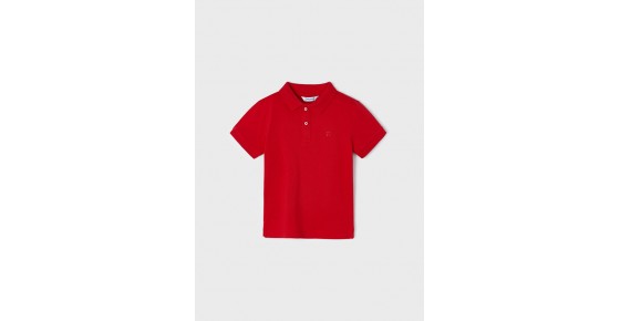 polo basica tinta unita maglia maglietta bimbo bambino neonato mayoral rosso rossa primavera estate nuova collezione