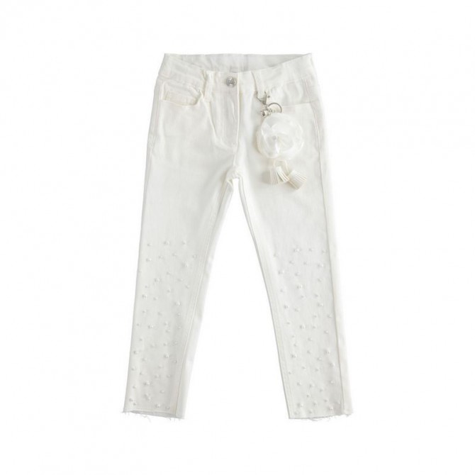 Pantalone Bianco Sarabanda 0J419